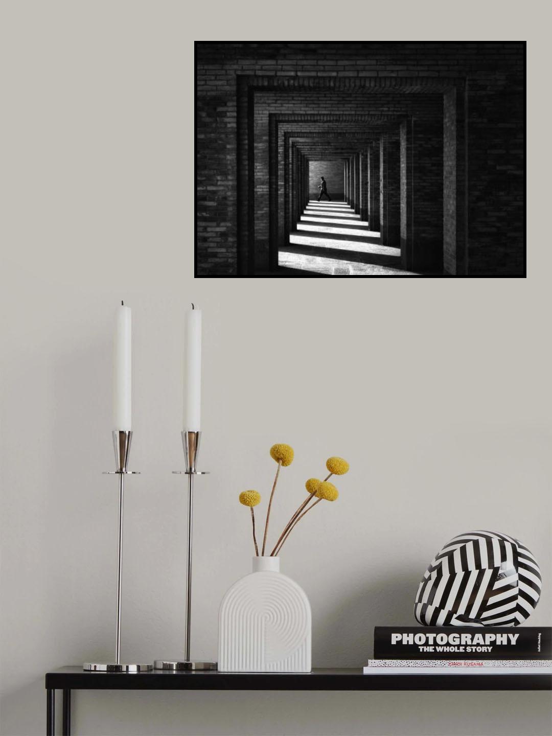 Light Ladder Poster och Canvastavla