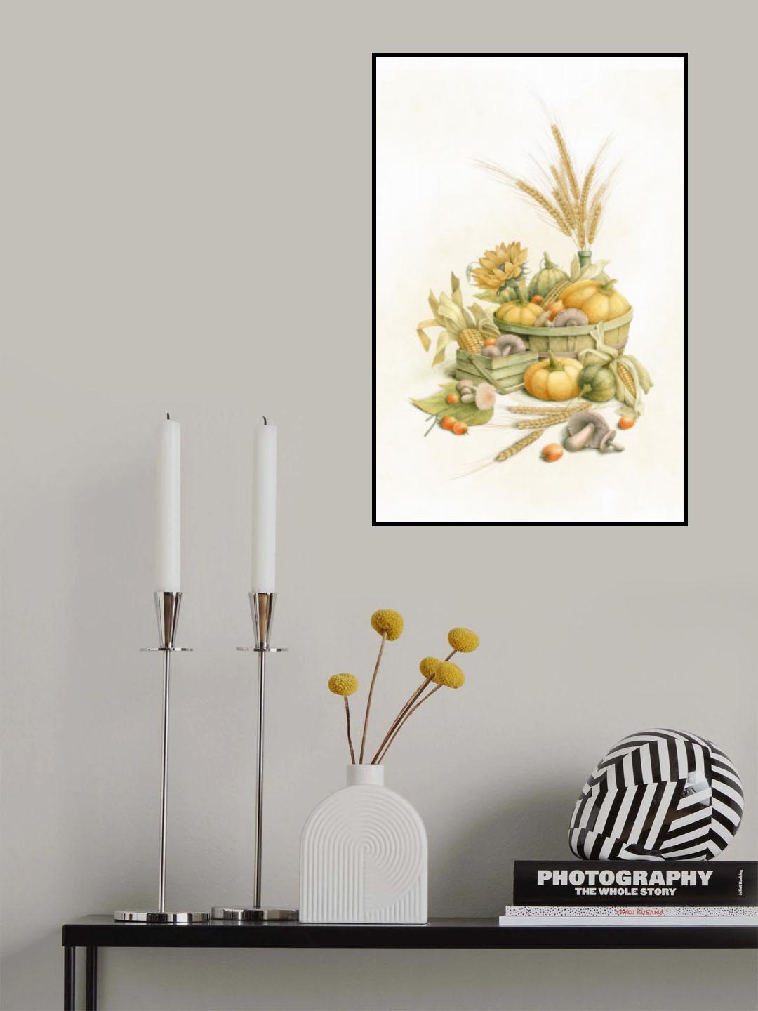 Harvest Season Lock Poster och Canvastavla