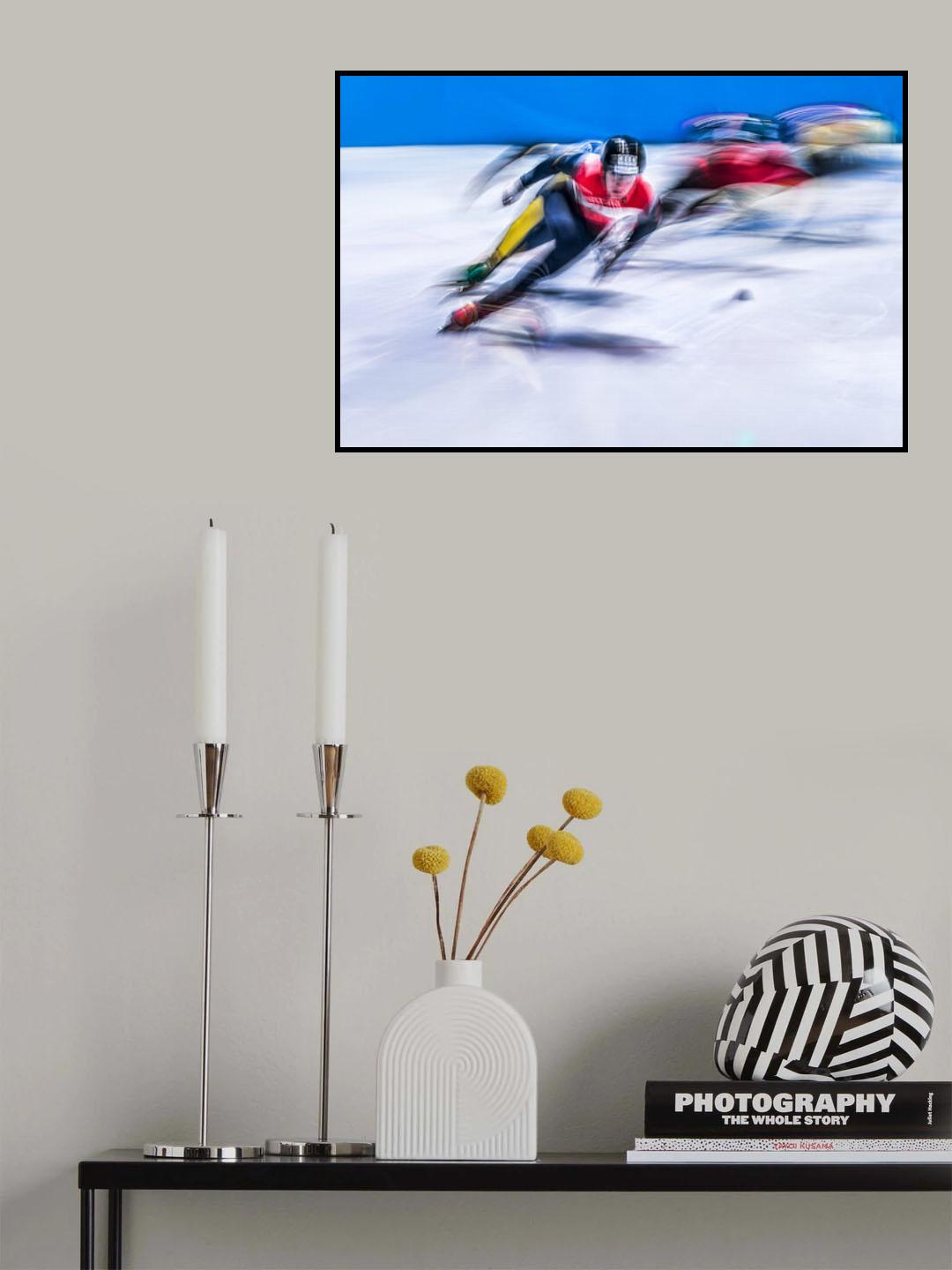 Shorttrack 3 Poster och Canvastavla