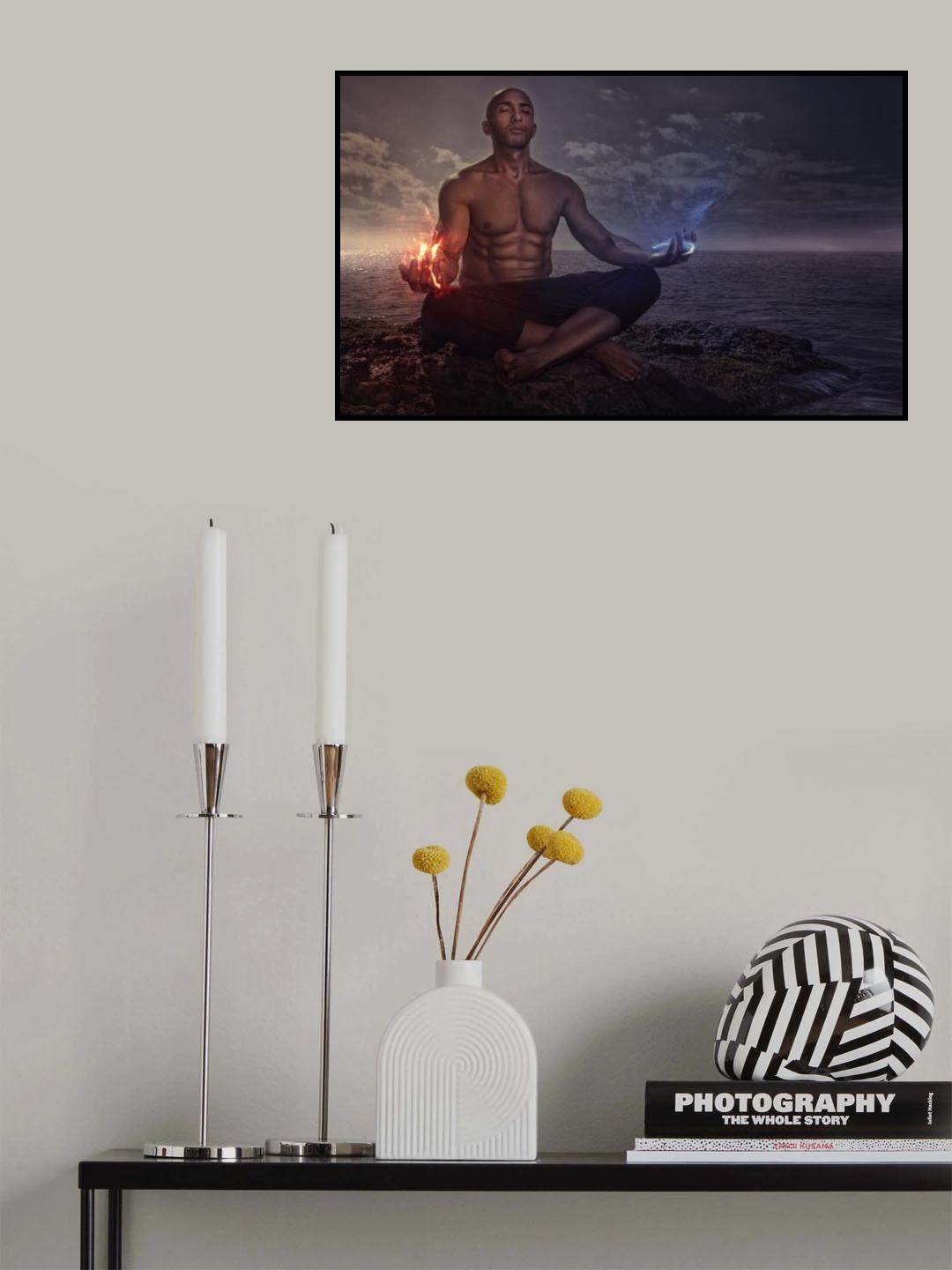 Fire and water Poster och Canvastavla