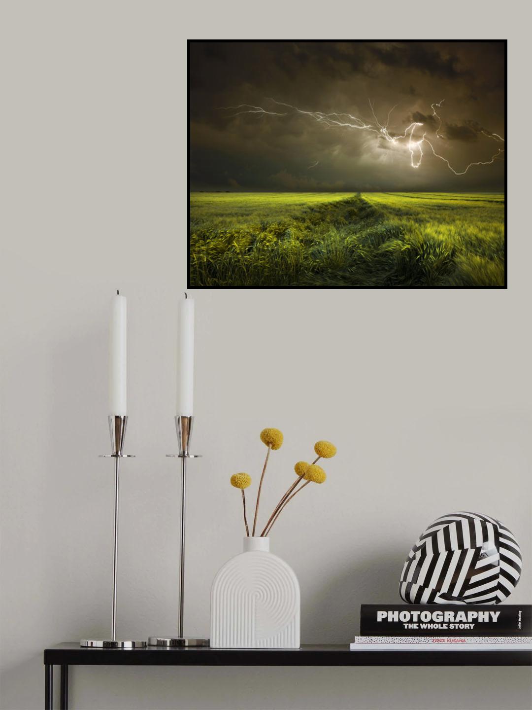 Electrically in Summer Poster och Canvastavla
