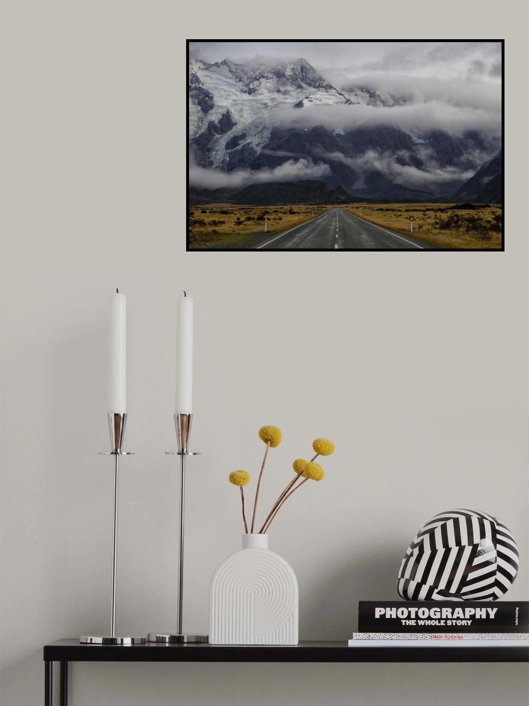 Road to Mt Cook Poster och Canvastavla