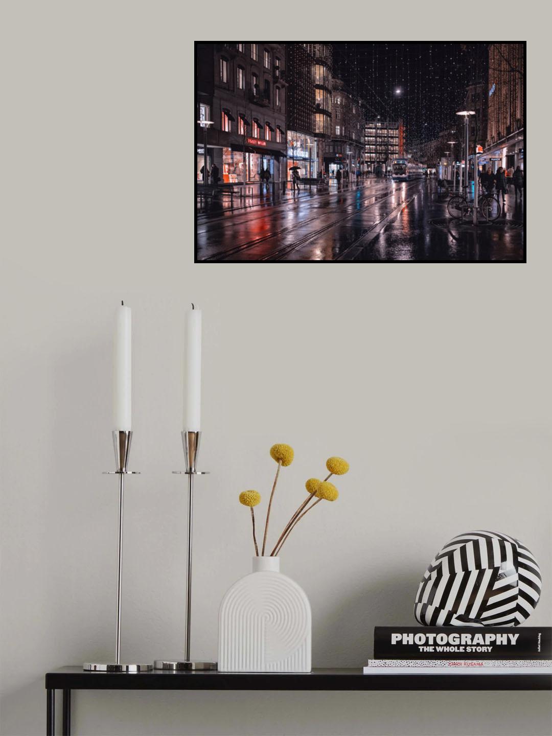 Bahnhofstrasse Poster och Canvastavla