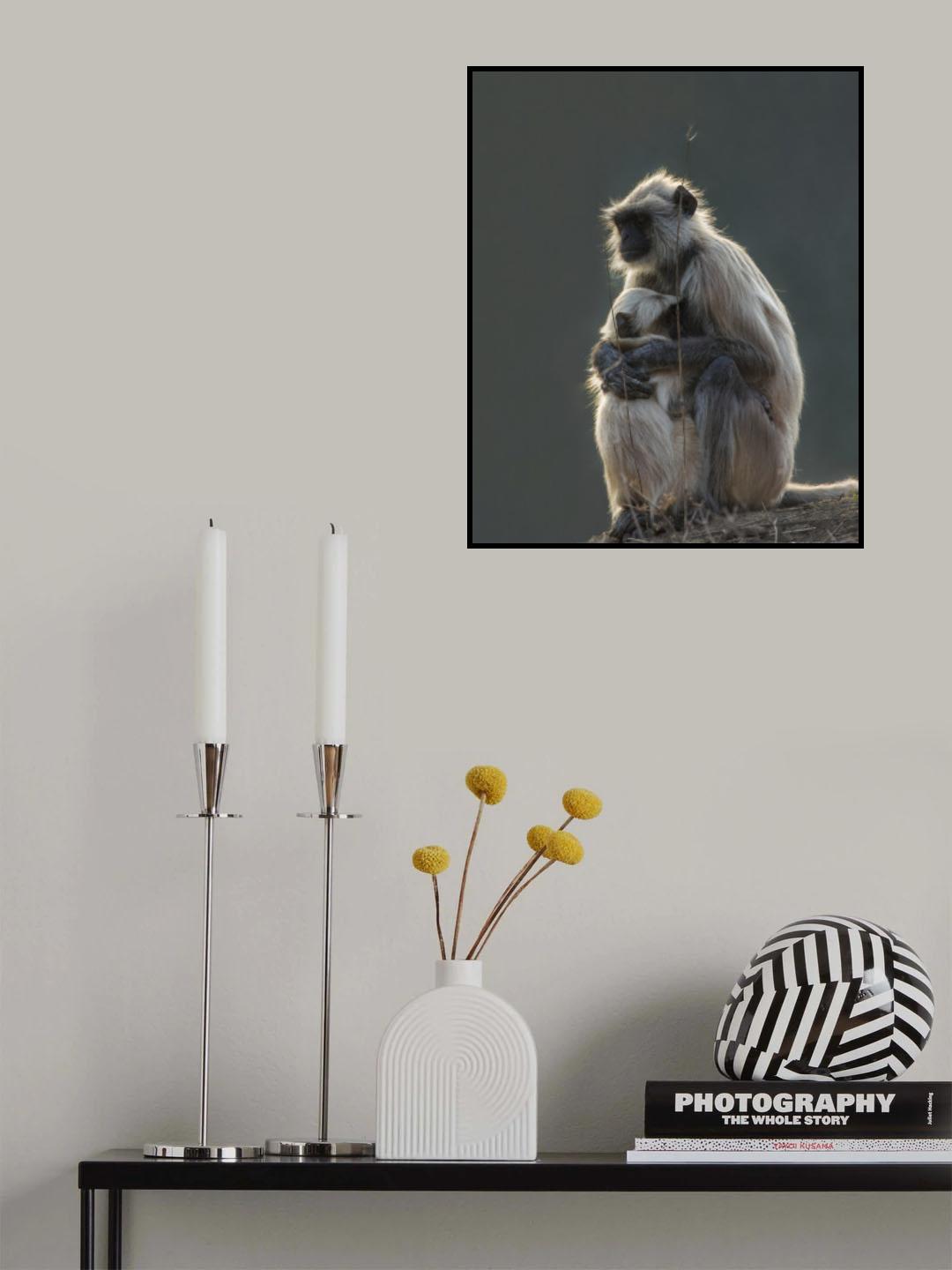 Safe In It's Mother's Arms Poster och Canvastavla