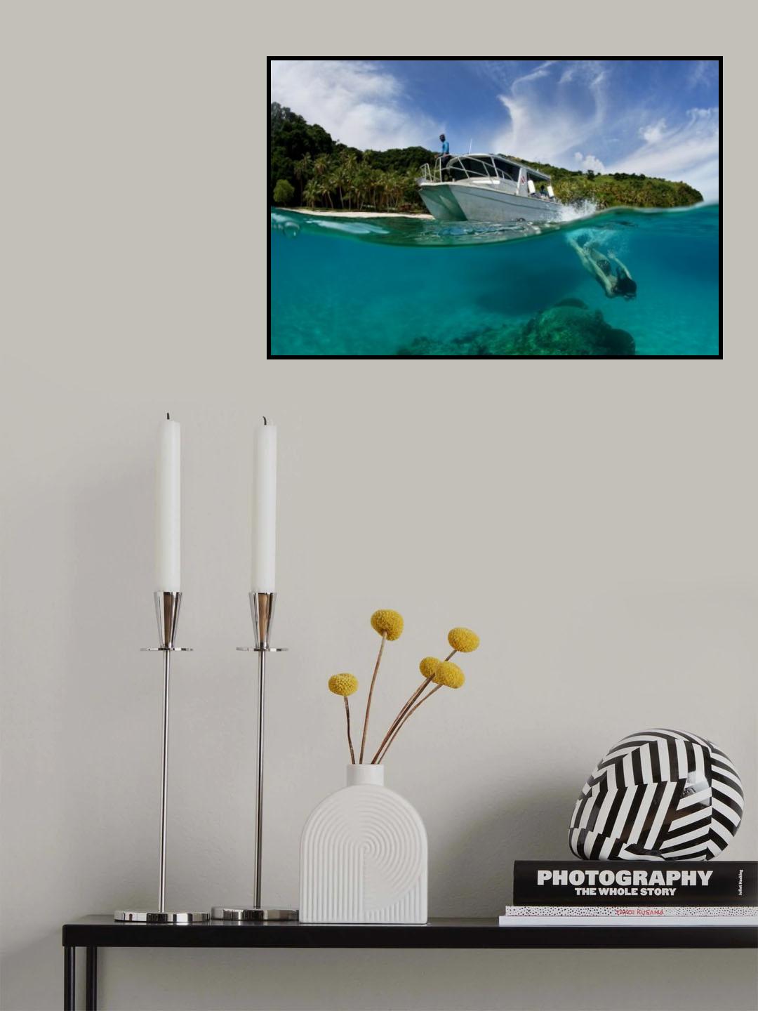 Dive to Fiji Poster och Canvastavla