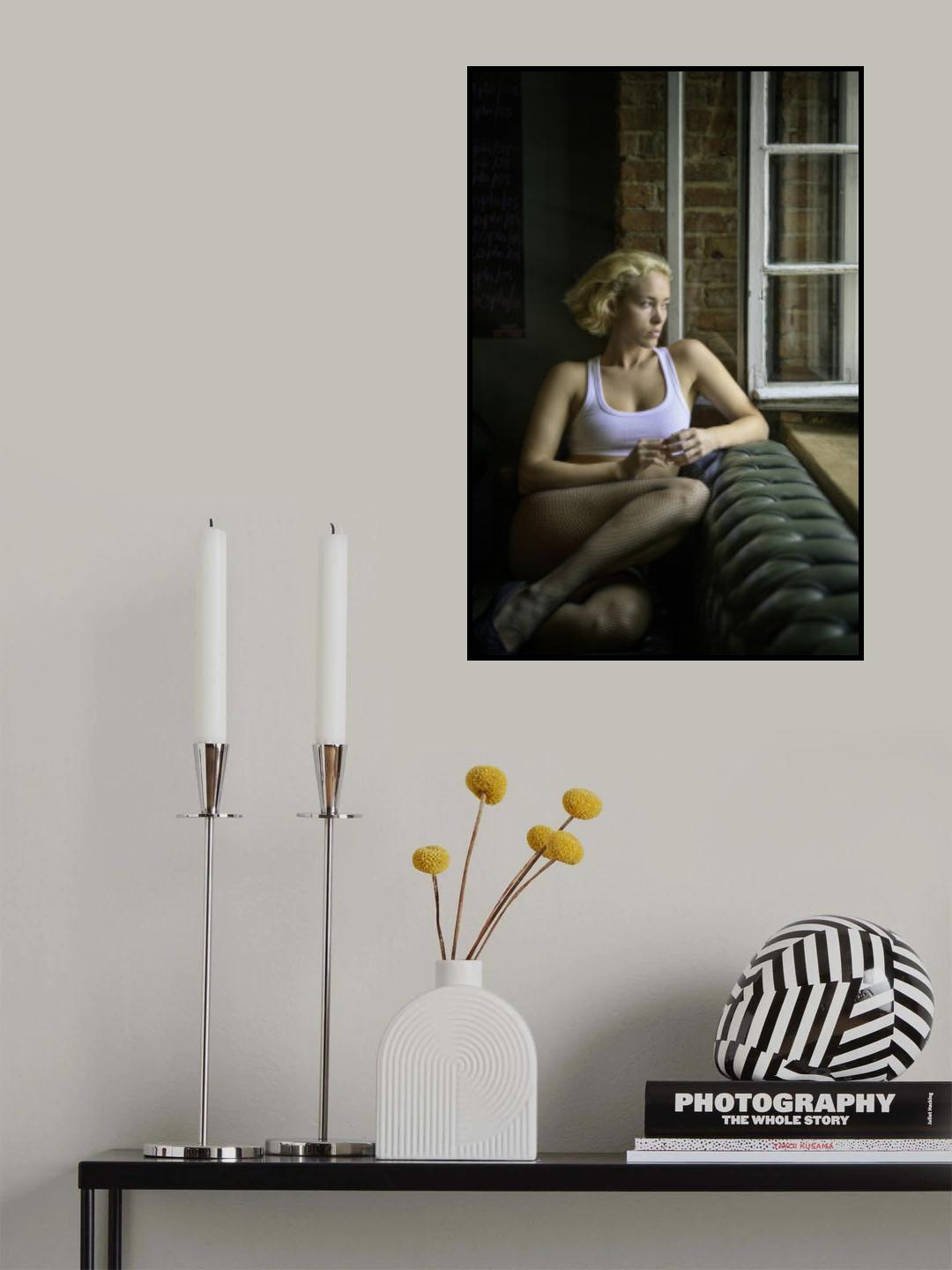 Girl at the window Poster och Canvastavla