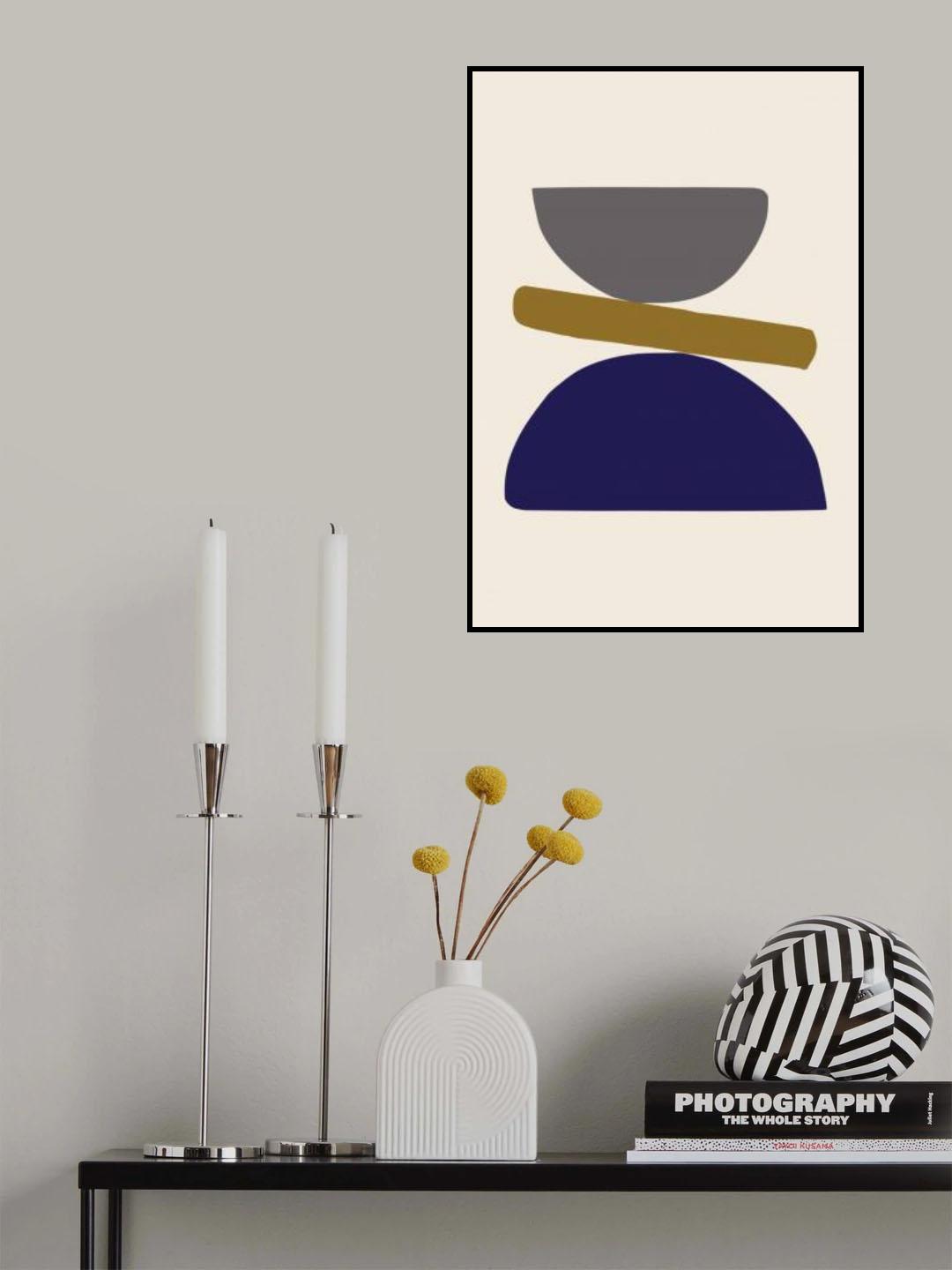 Organic Shapes 08 Poster och Canvastavla