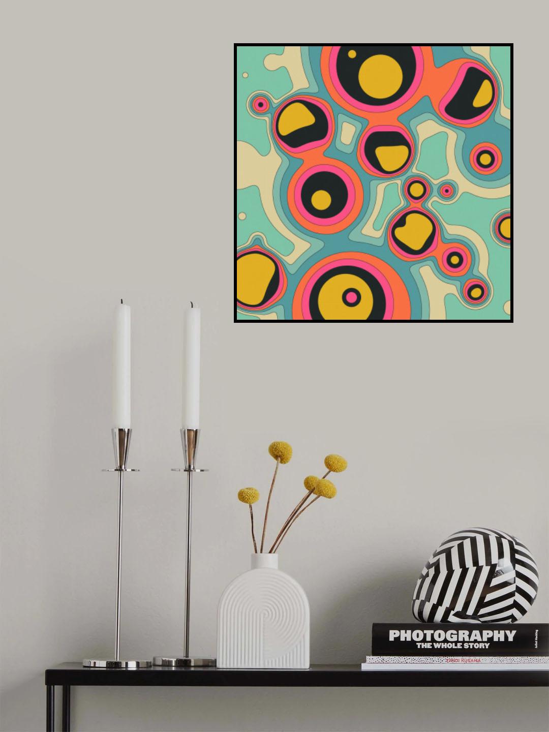 Fluid Geometrics 4 Poster och Canvastavla