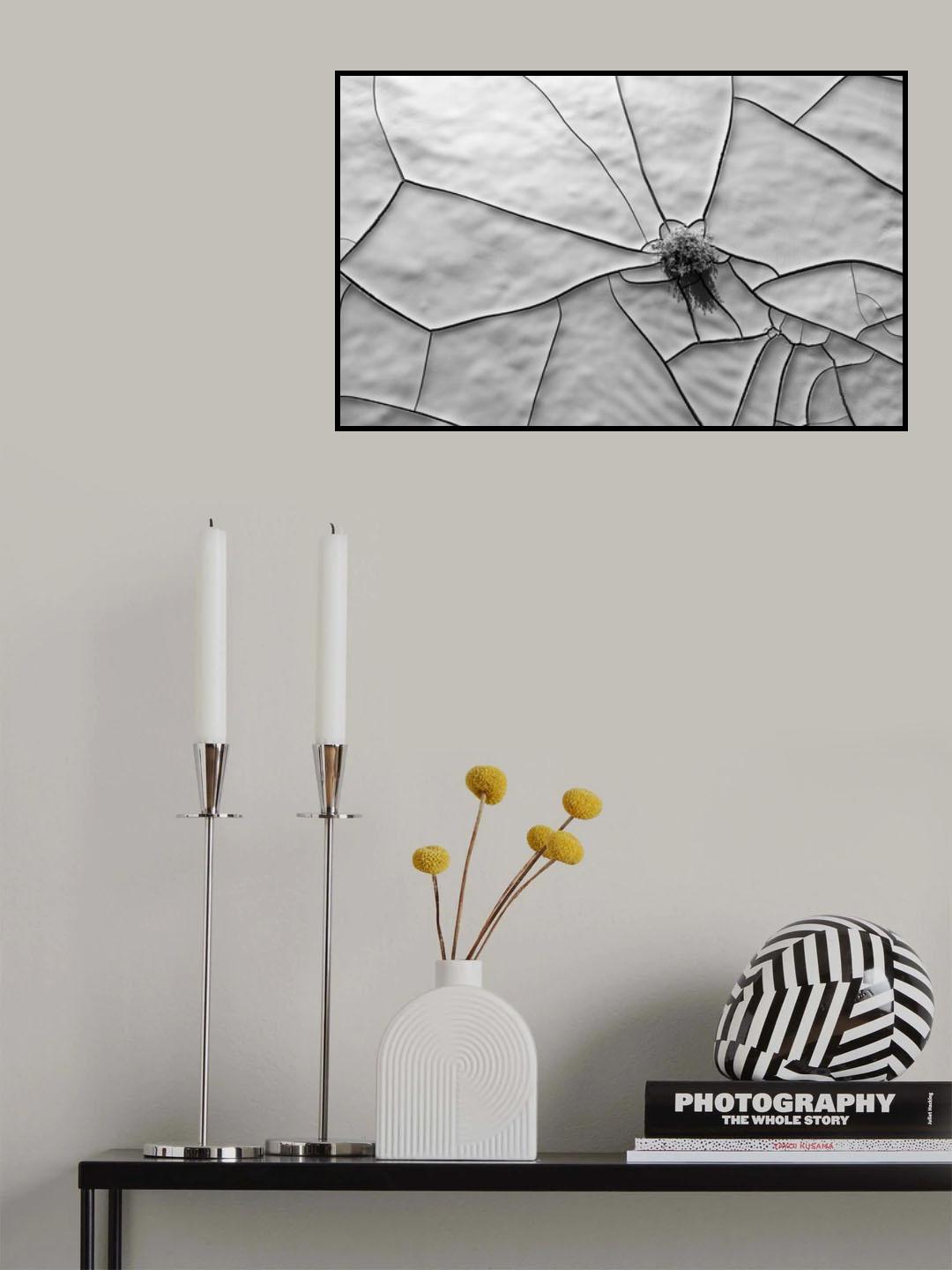 Clay Cracks Poster och Canvastavla