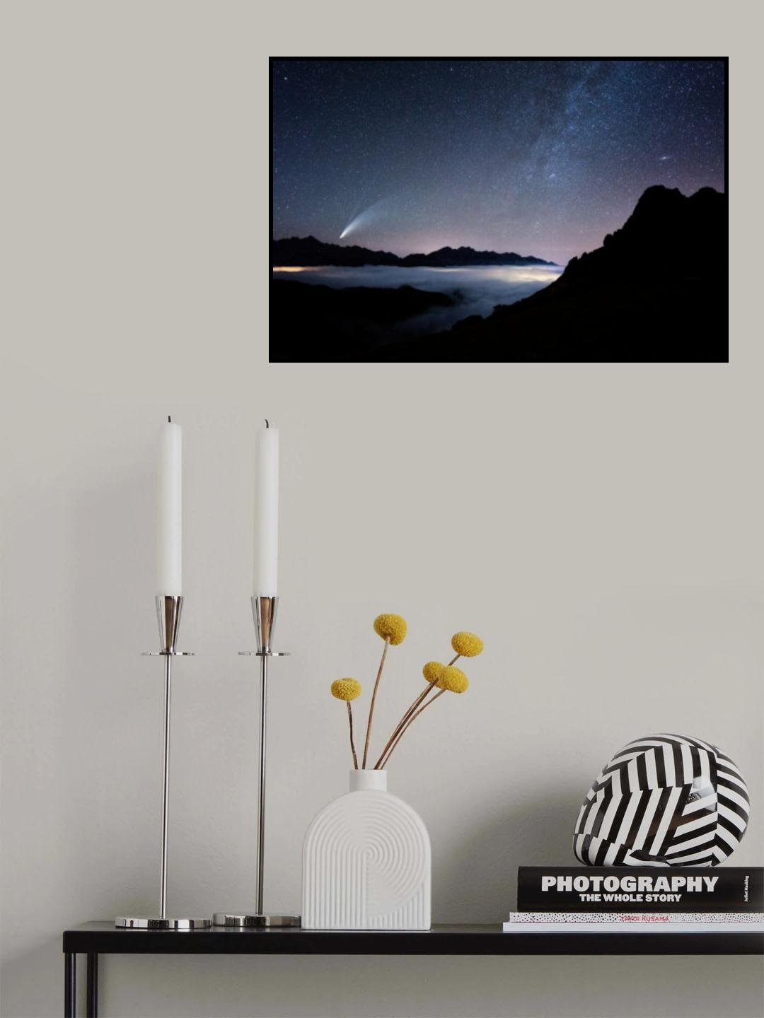 Watching the Neowise comet Poster och Canvastavla