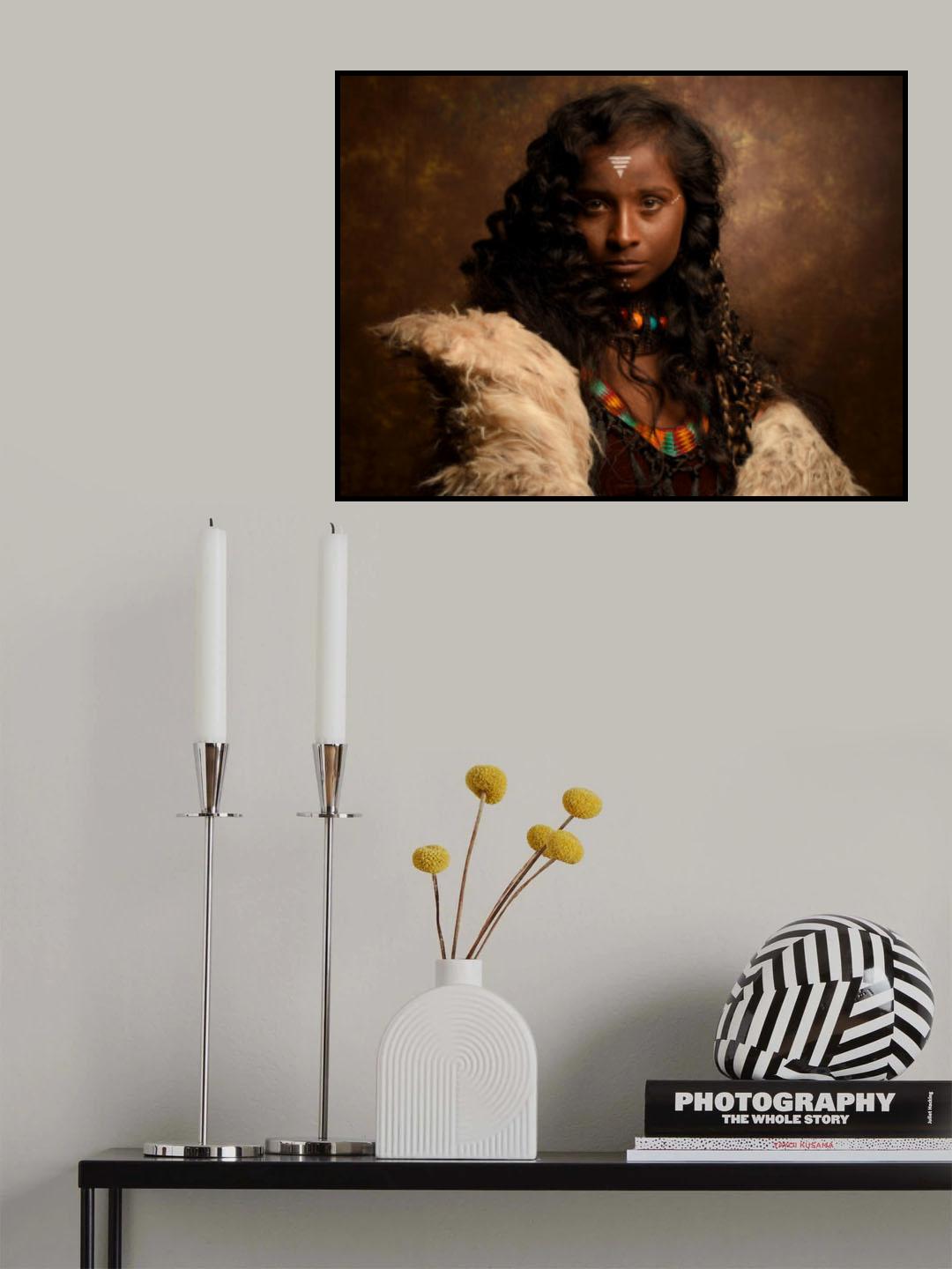 Tribal lady Poster och Canvastavla
