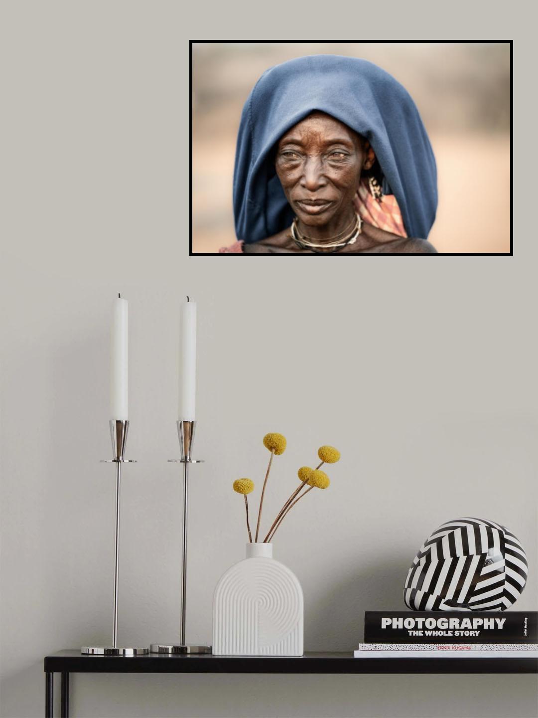 OmuKuvale tribeswoman Poster och Canvastavla