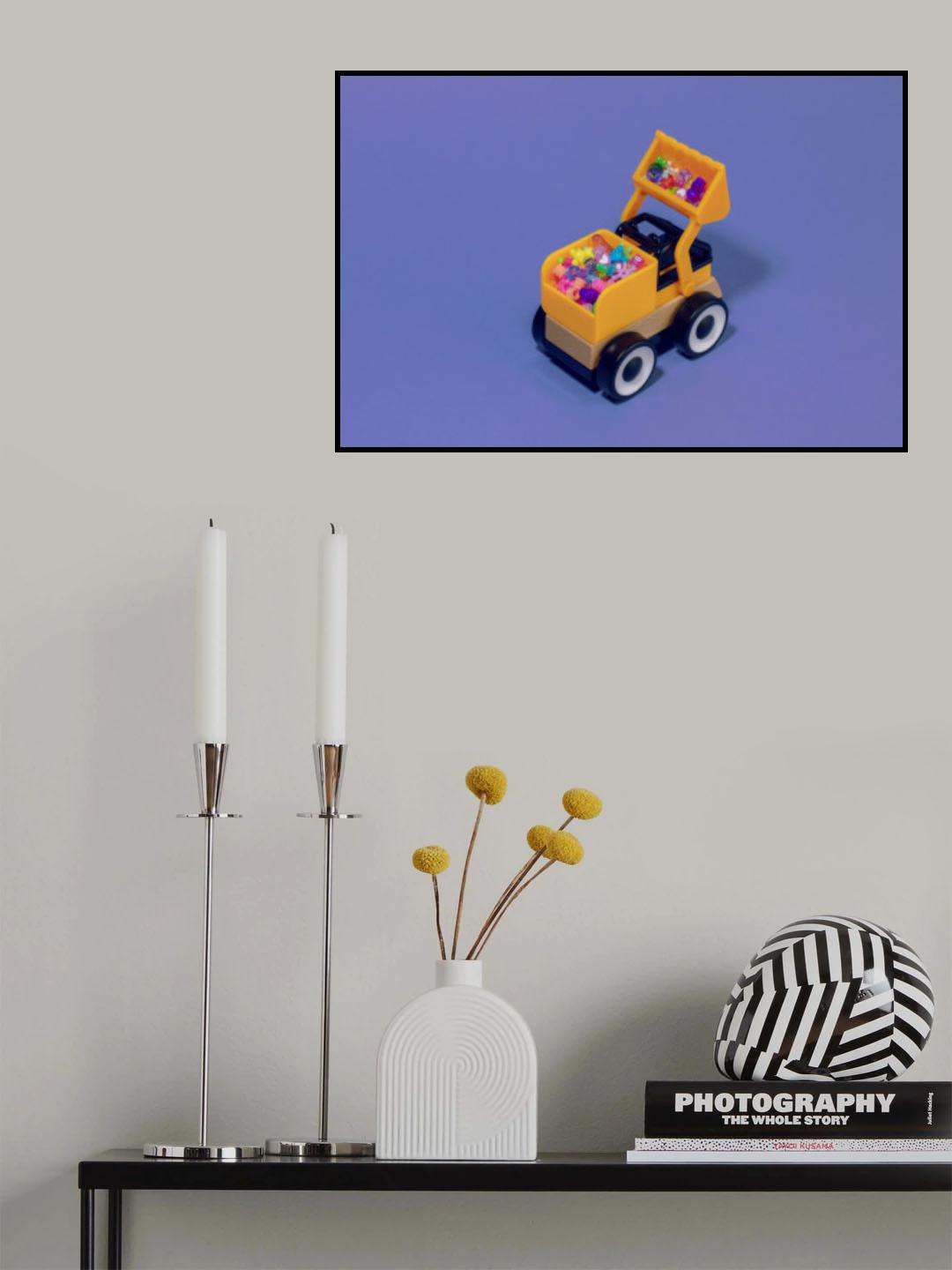Garbage picking Poster och Canvastavla