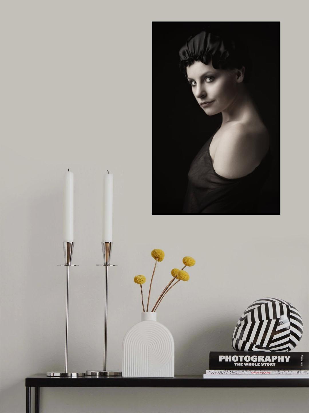 black satin Poster och Canvastavla
