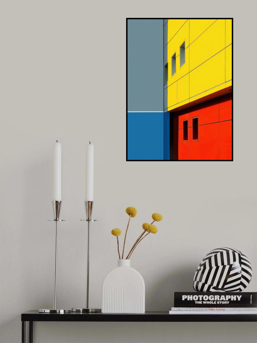 Urban textures - Rishon LeZion Poster och Canvastavla