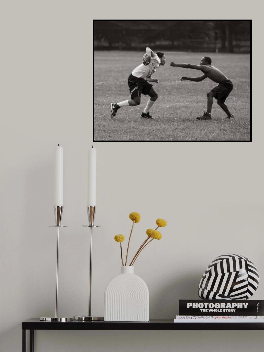 Brooklyn Football Poster och Canvastavla