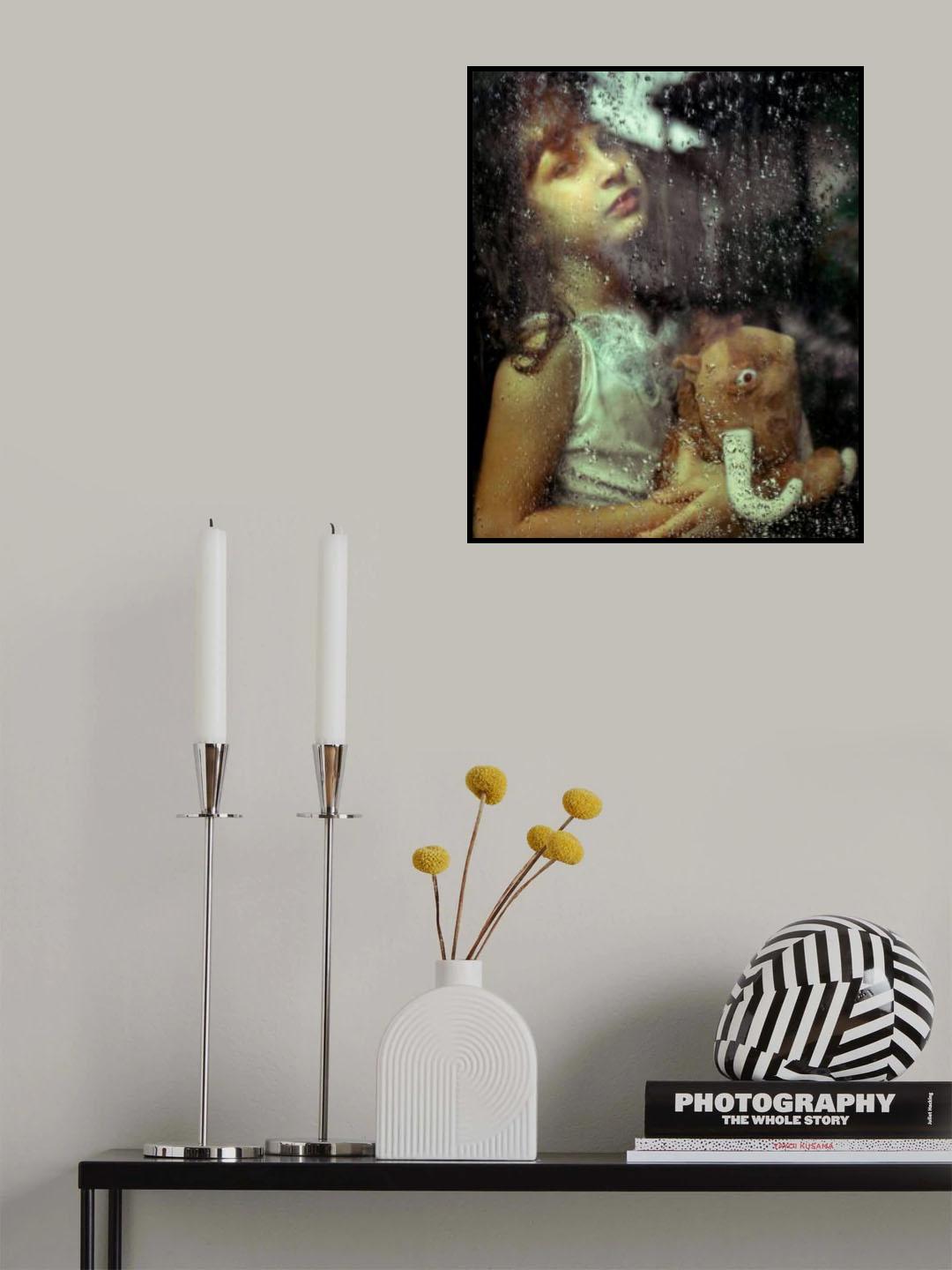Rainy day (The girl & the mammouth) Poster och Canvastavla