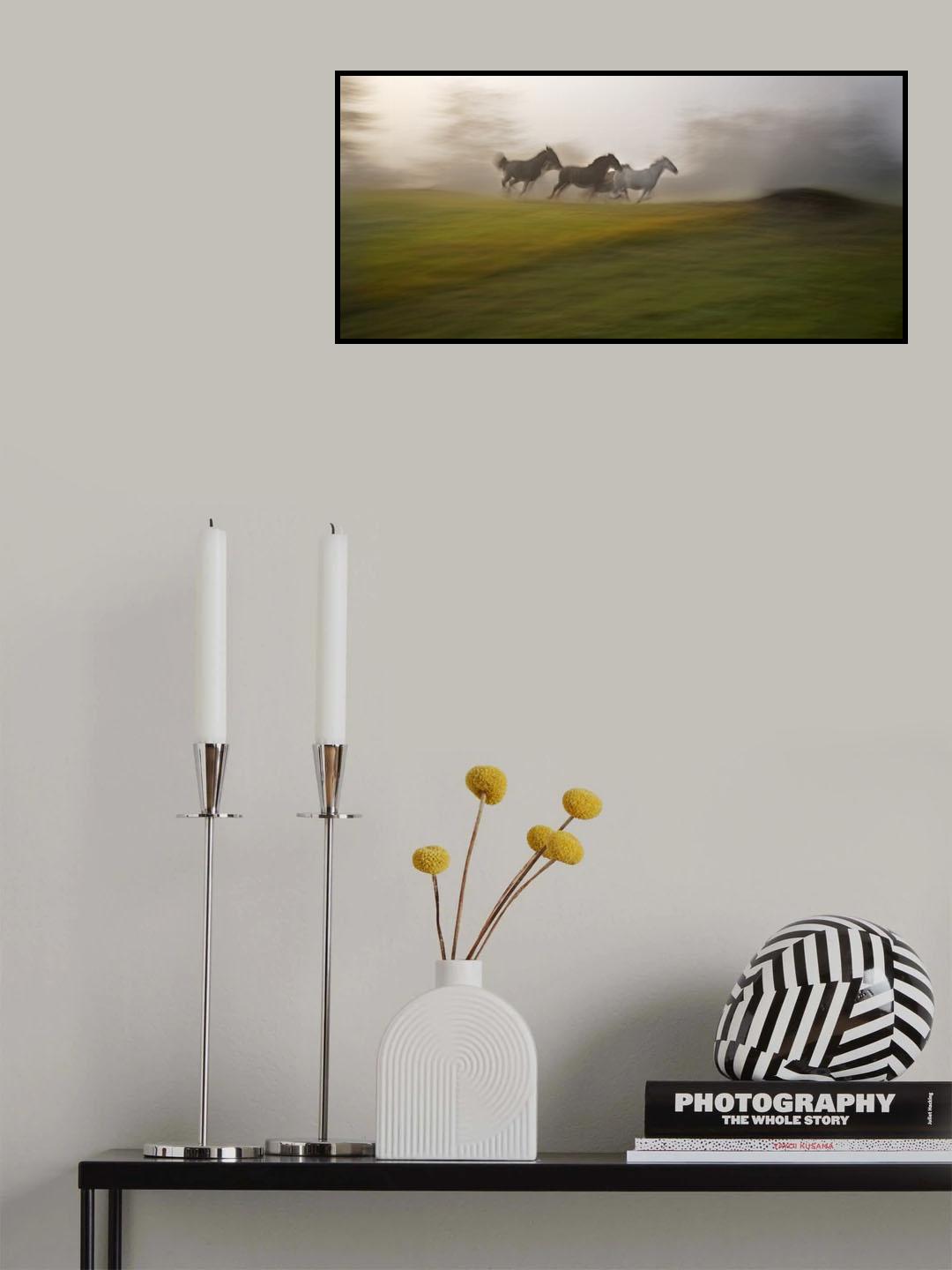 autumn gallop Poster och Canvastavla