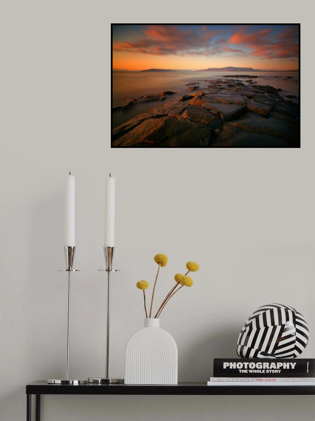 ... sólsetur Poster och Canvastavla
