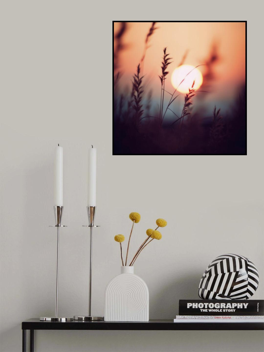 Glowing Sun NO 1 Poster och Canvastavla