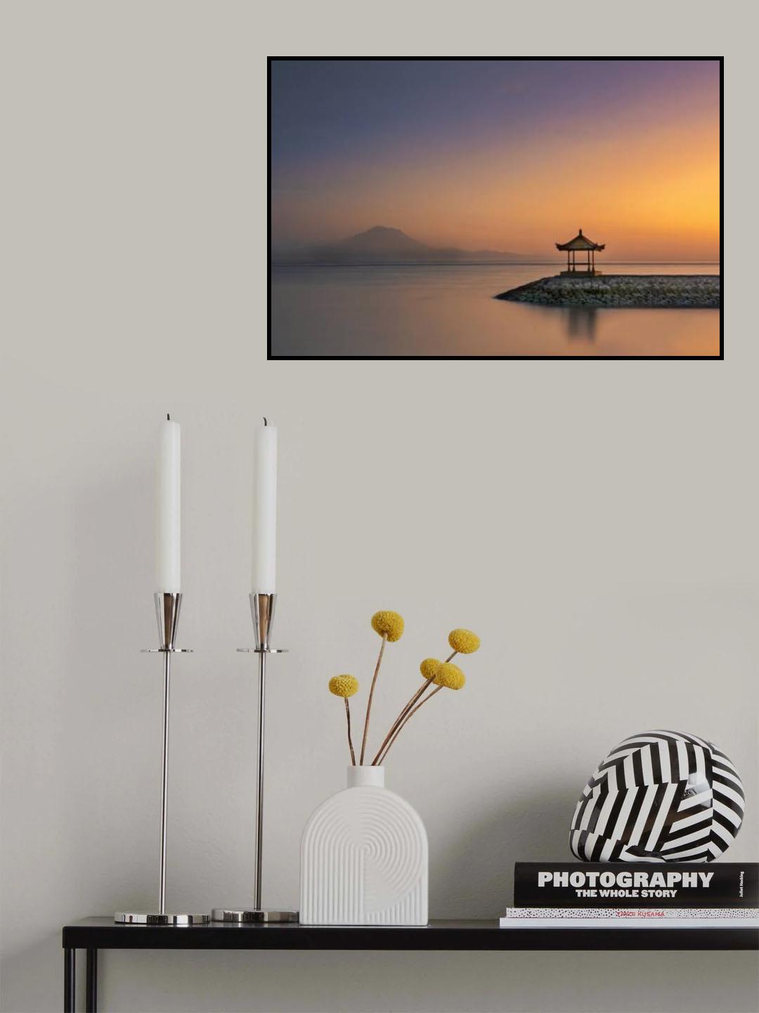 Dawn at Sanur Beach, Bali Poster och Canvastavla