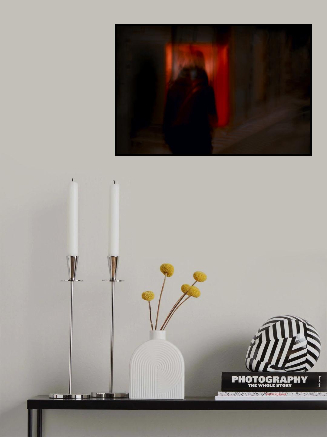 Just a red spot in the city Poster och Canvastavla