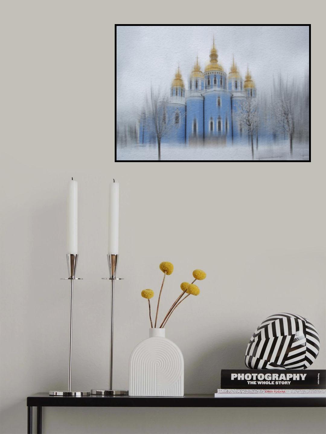 St. Michael's Golden-Domed Monastery Poster och Canvastavla