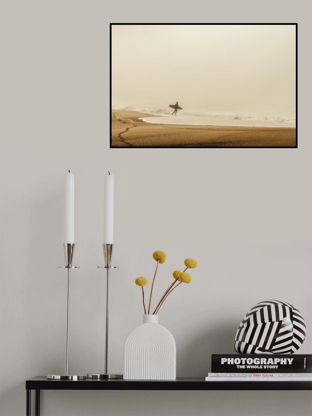 Surfer Poster och Canvastavla
