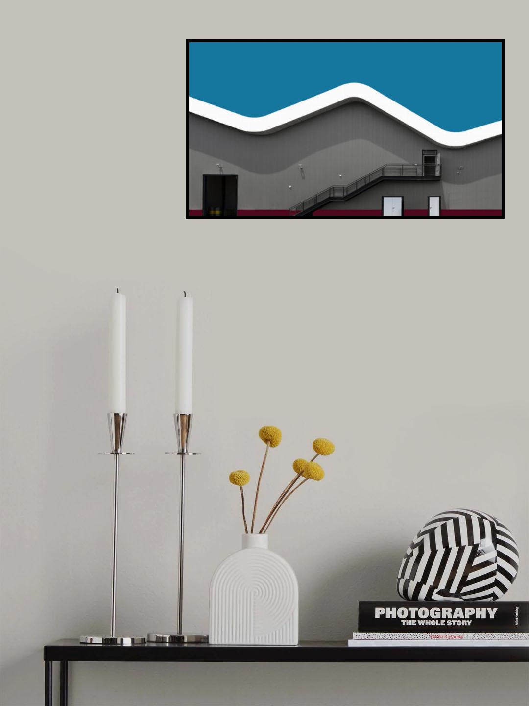 Waves Poster och Canvastavla