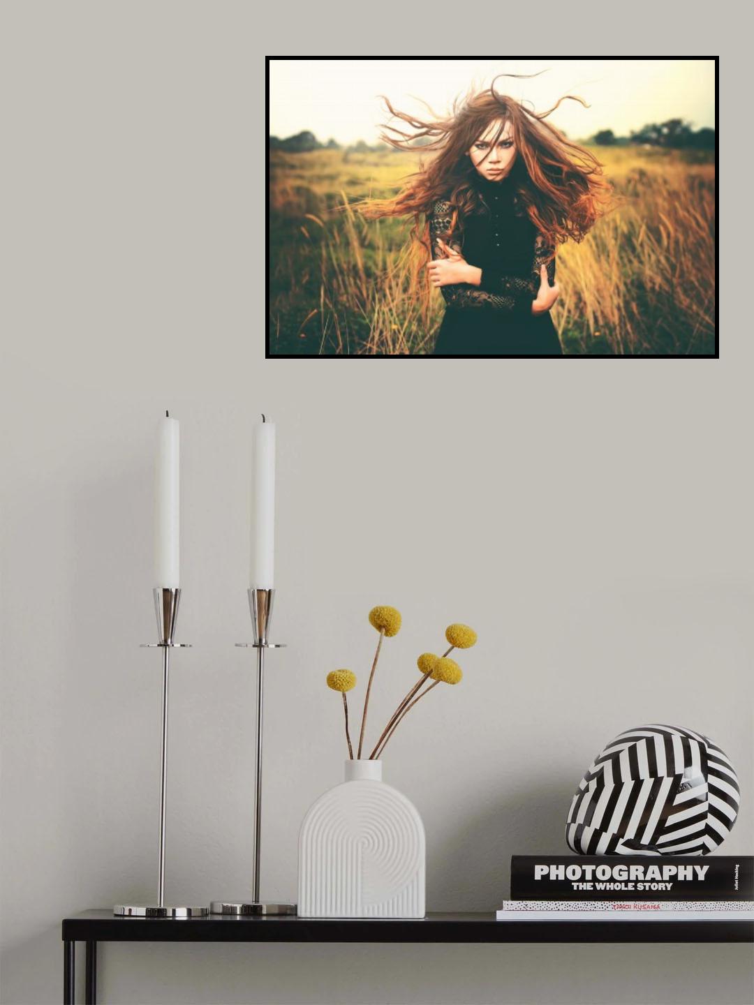 stay with the wind Poster och Canvastavla
