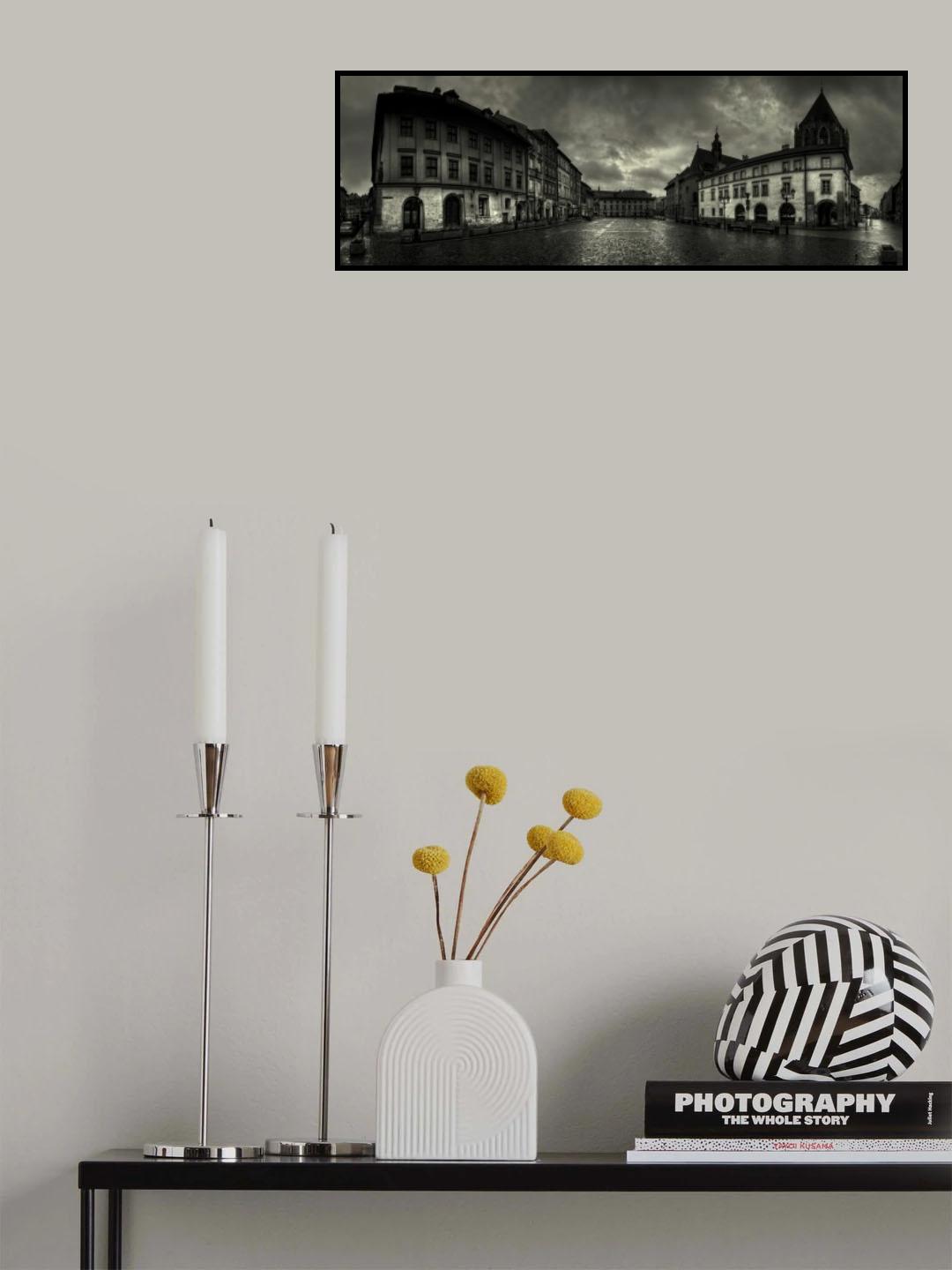 City in the Rain Poster och Canvastavla
