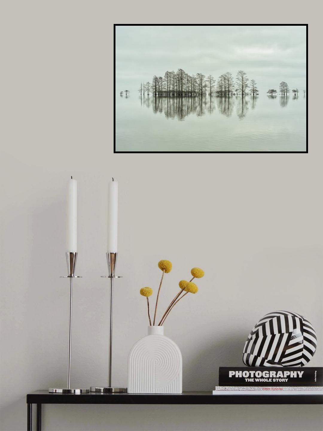 Lake-shore Lineup Beauty Poster och Canvastavla