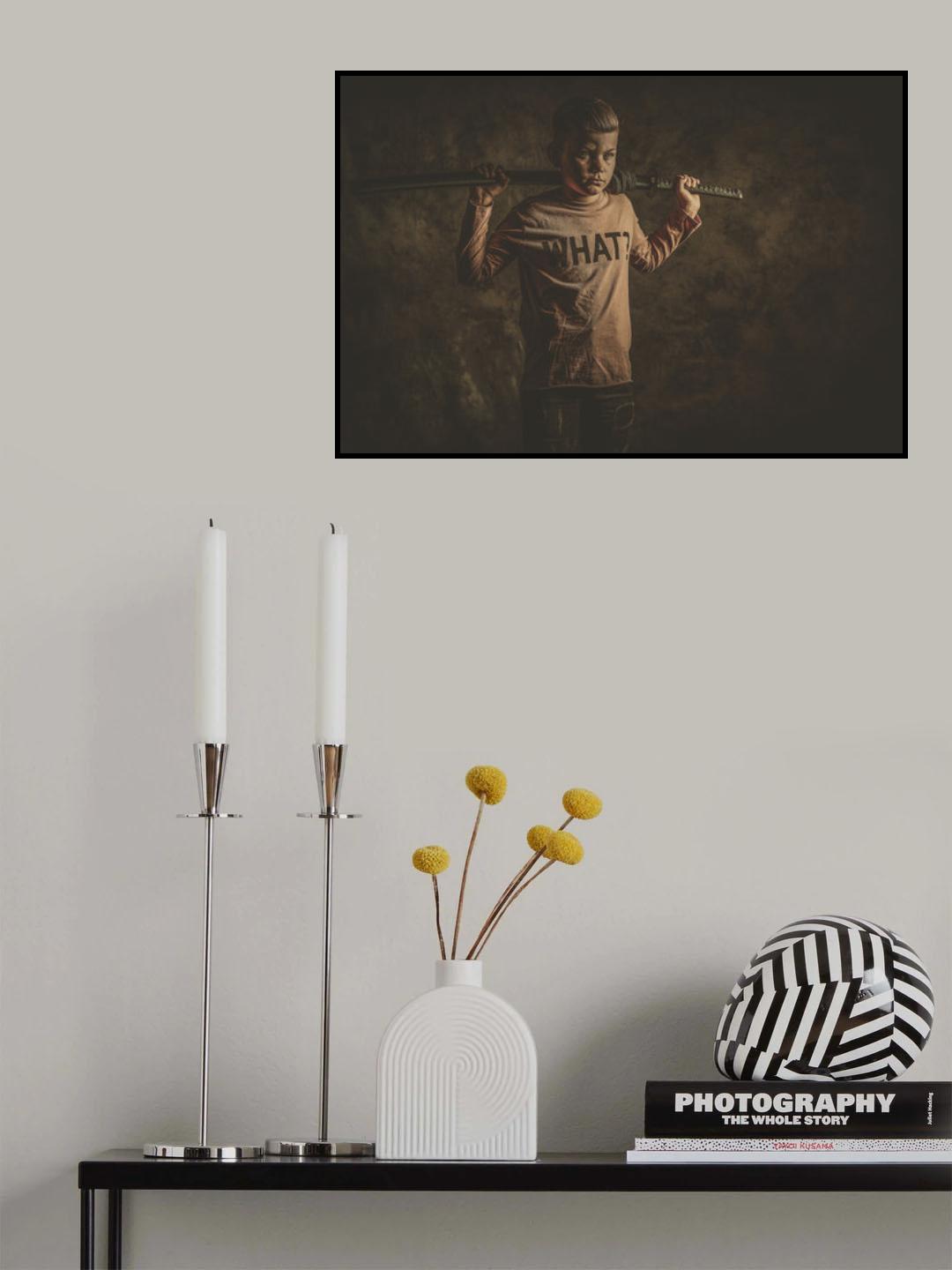 What ? Poster och Canvastavla