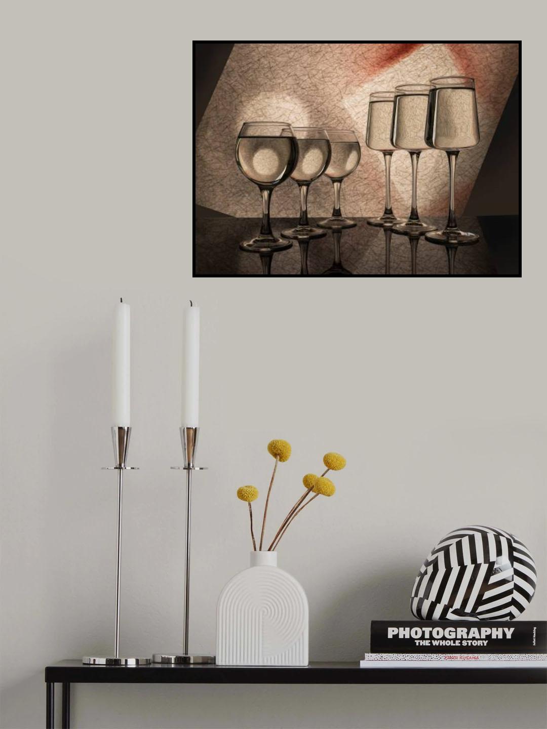 From the series "Experiments with glass" Poster och Canvastavla