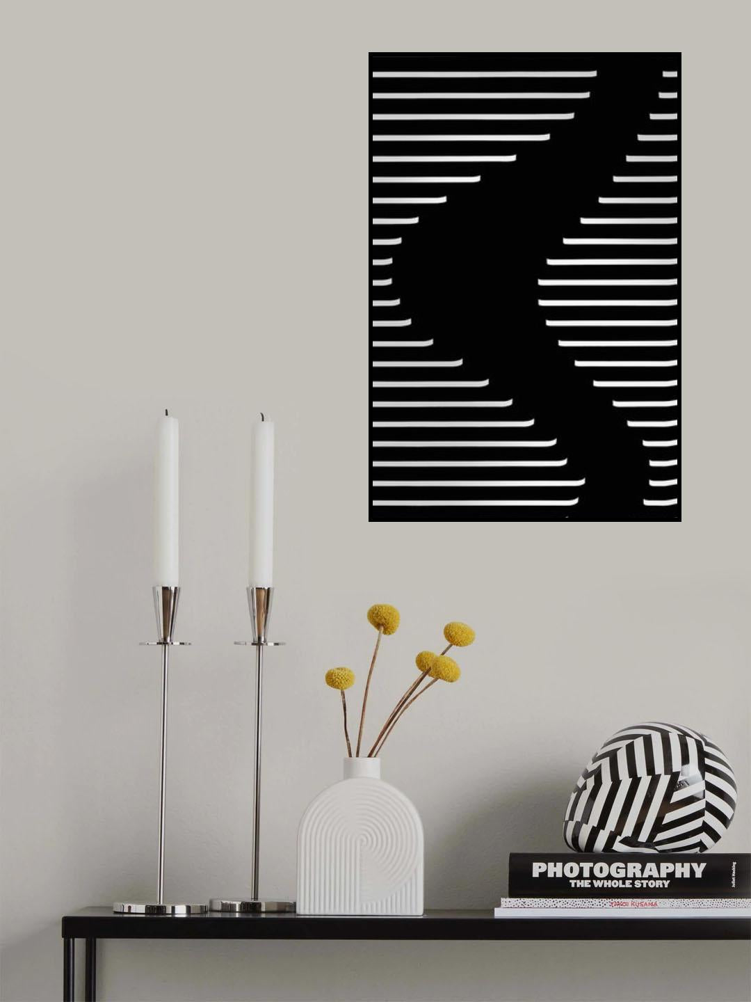 Lines and Curves Poster och Canvastavla