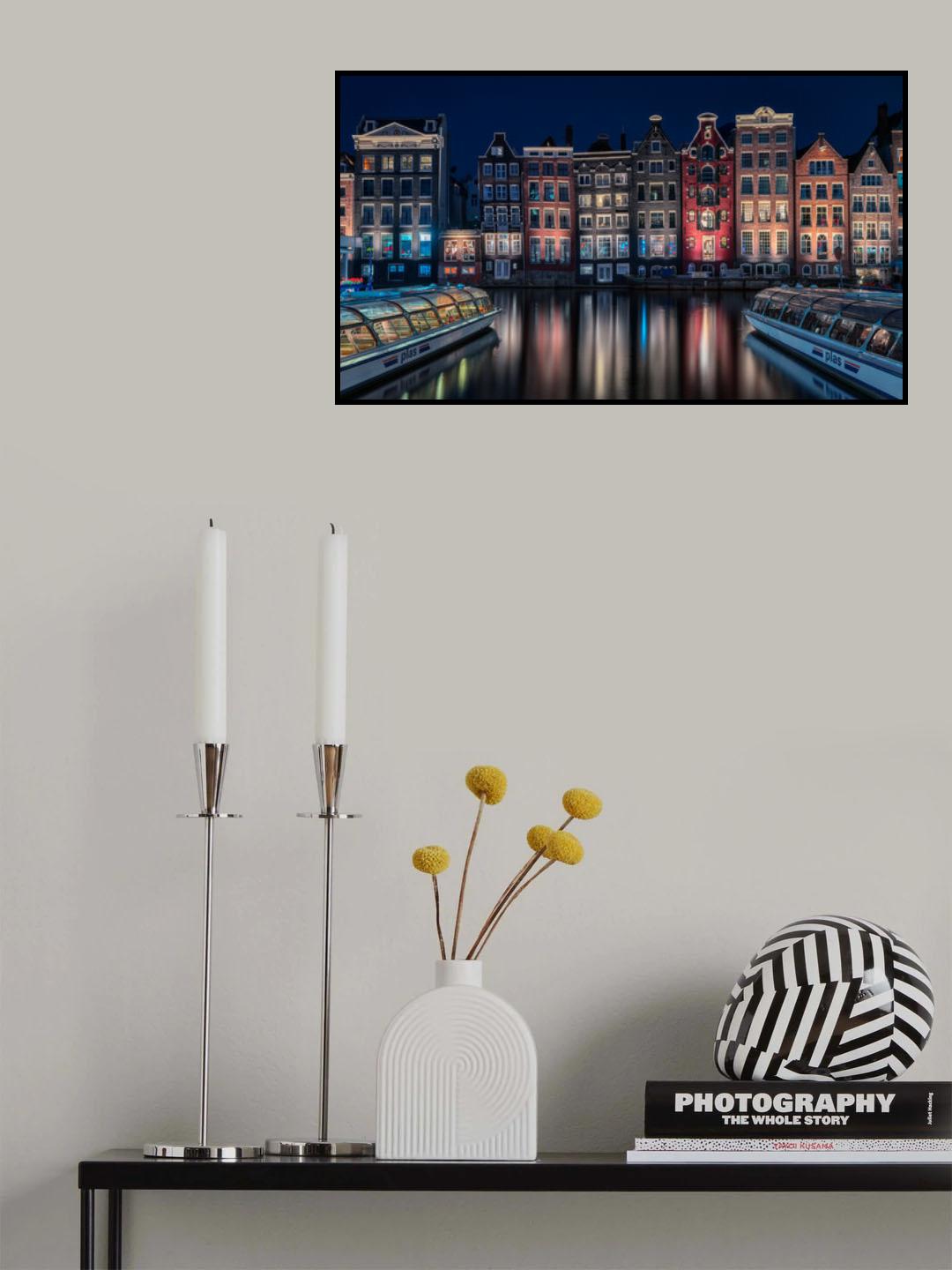 Amsterdam colors Poster och Canvastavla