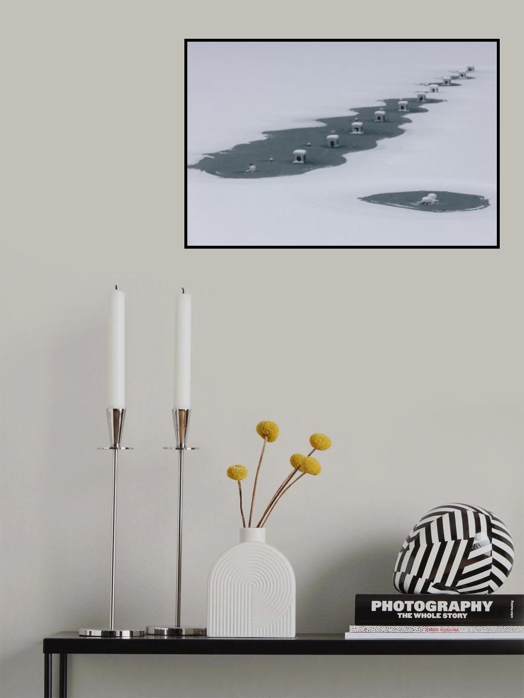 Frozen lake Poster och Canvastavla