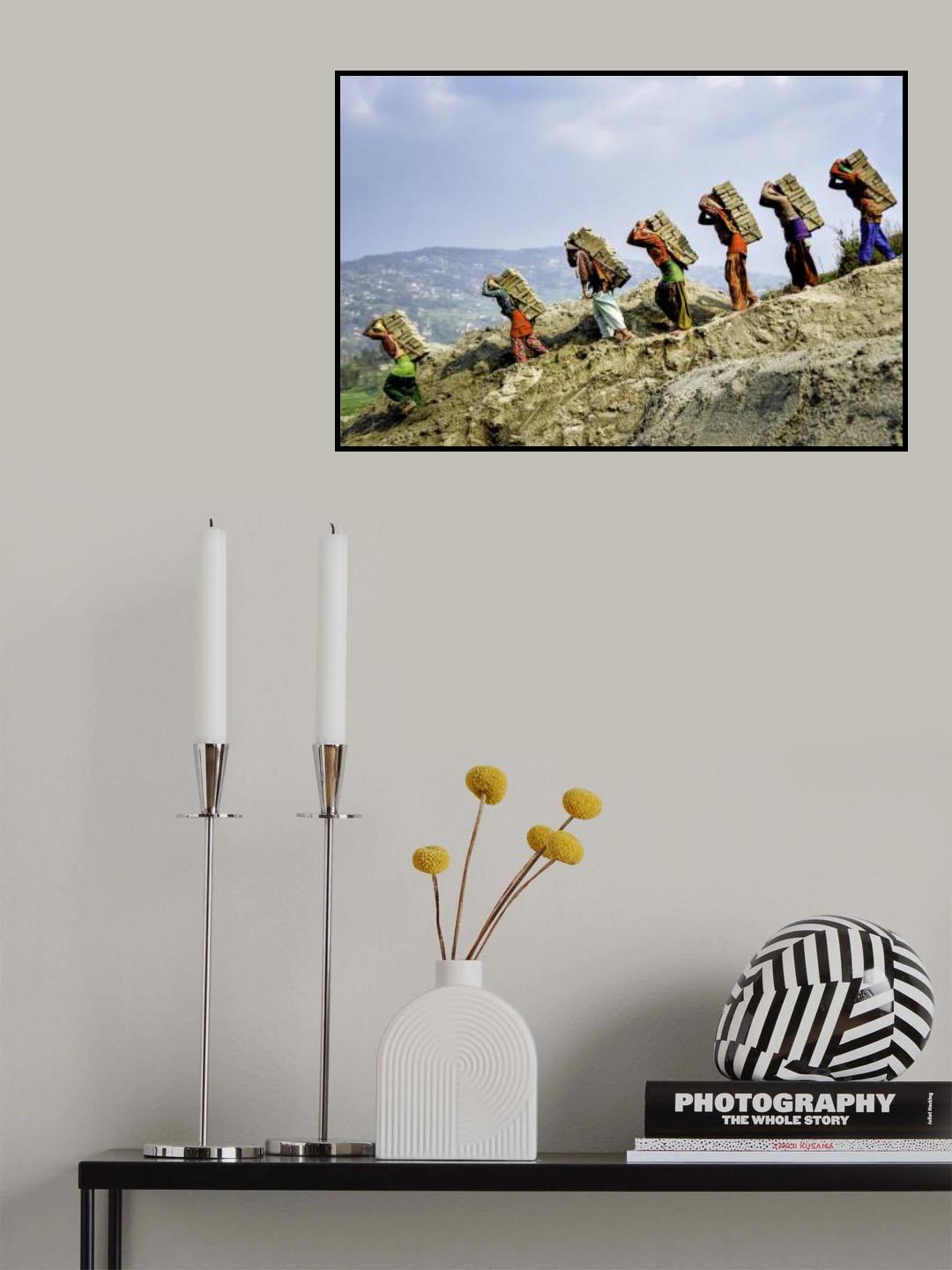 Brick factory worker Poster och Canvastavla