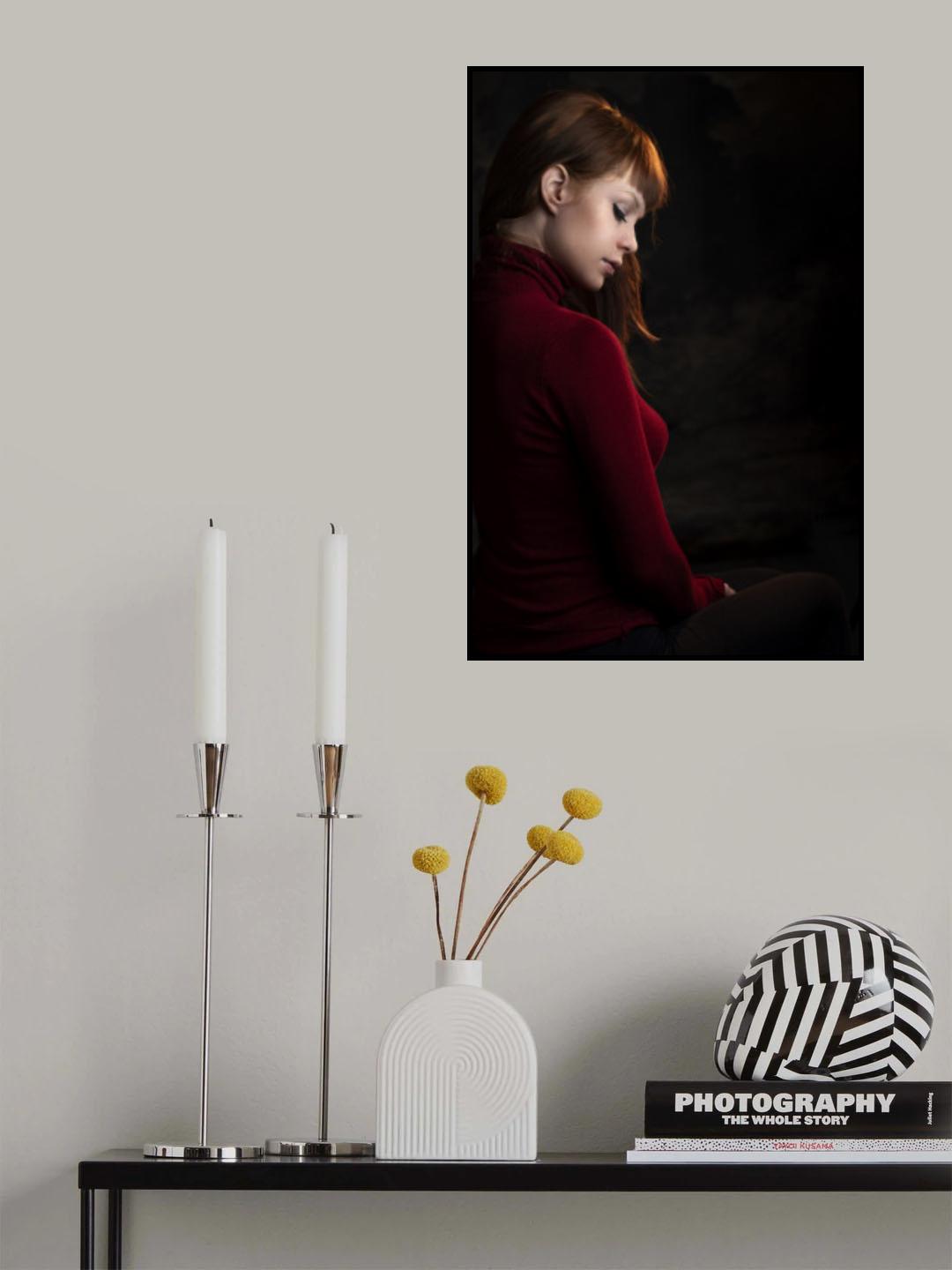 Red Pullover Poster och Canvastavla