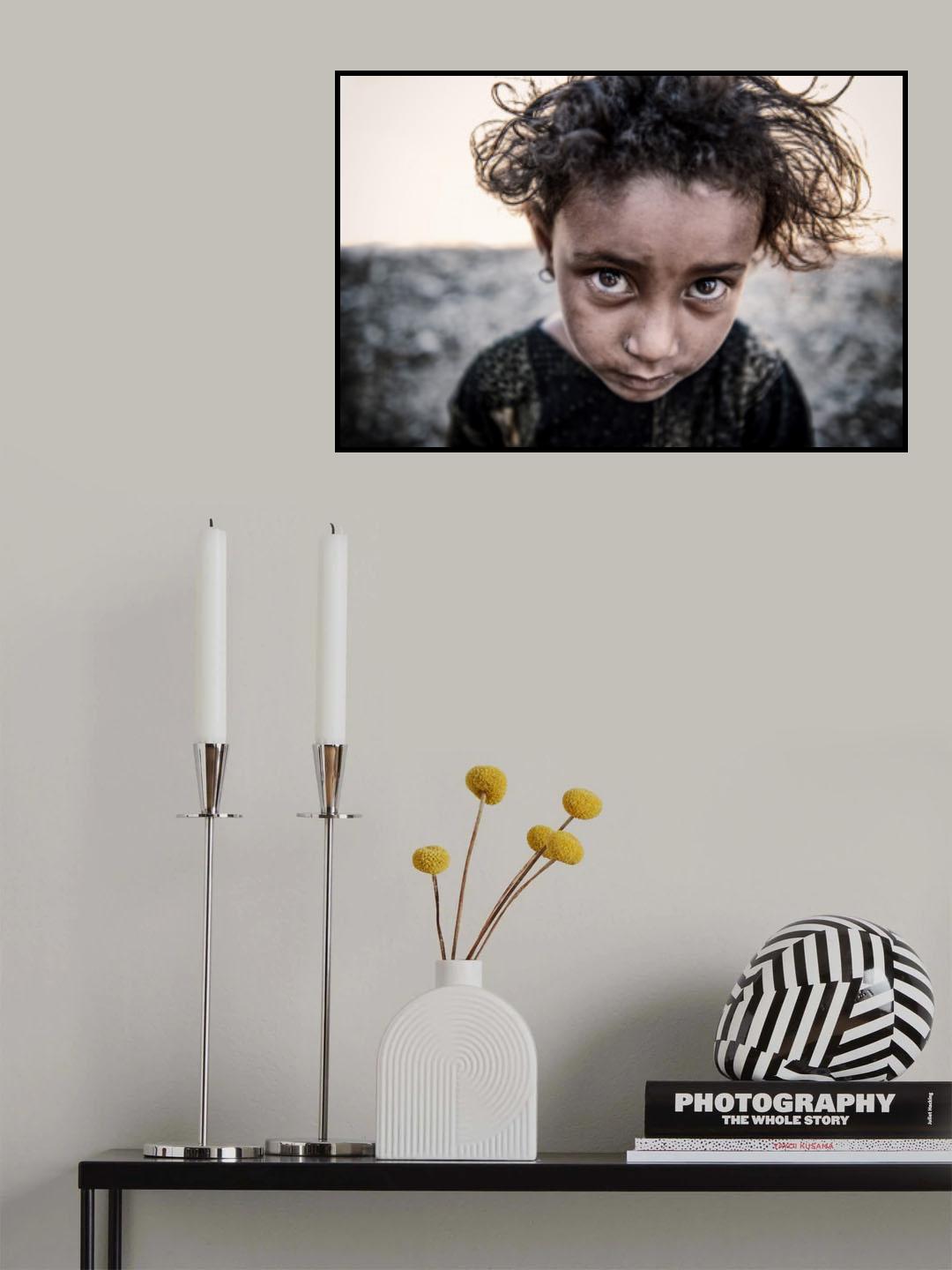 Socotra girl Poster och Canvastavla