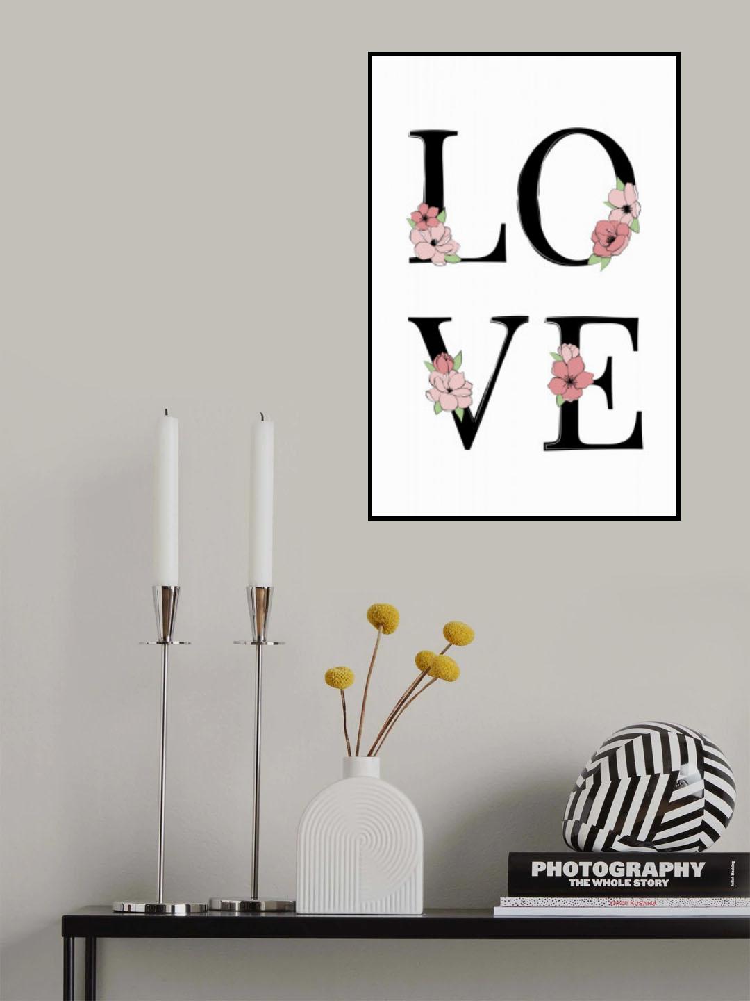Blooming Love Poster och Canvastavla