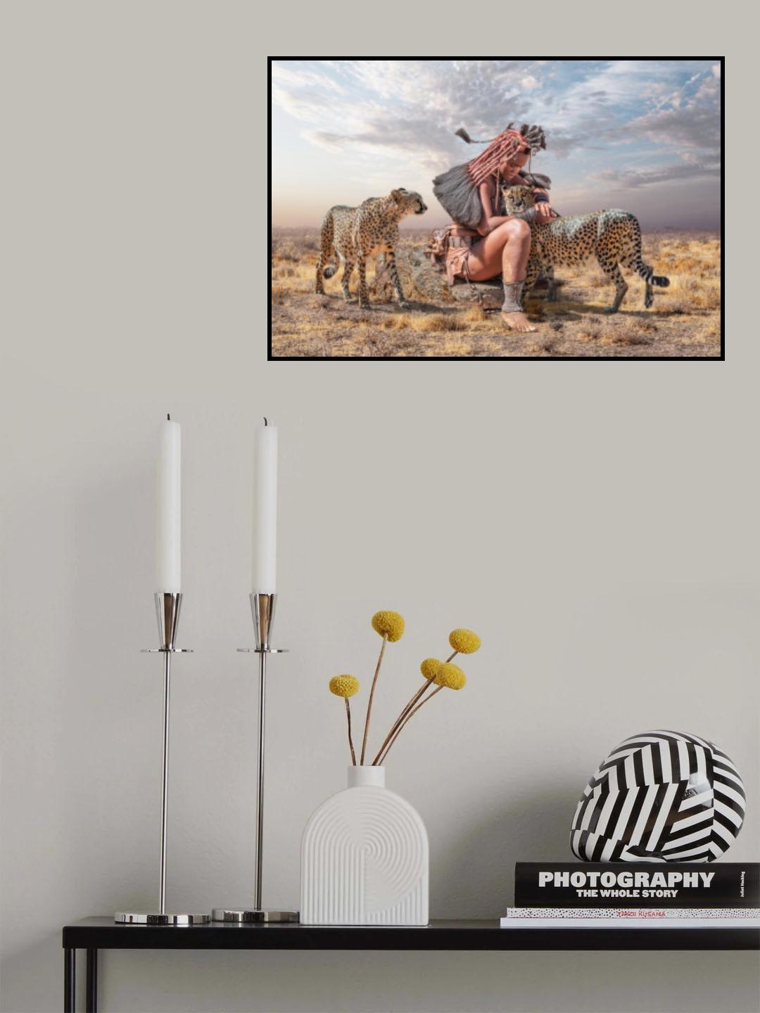 CheetahPrayer Poster och Canvastavla