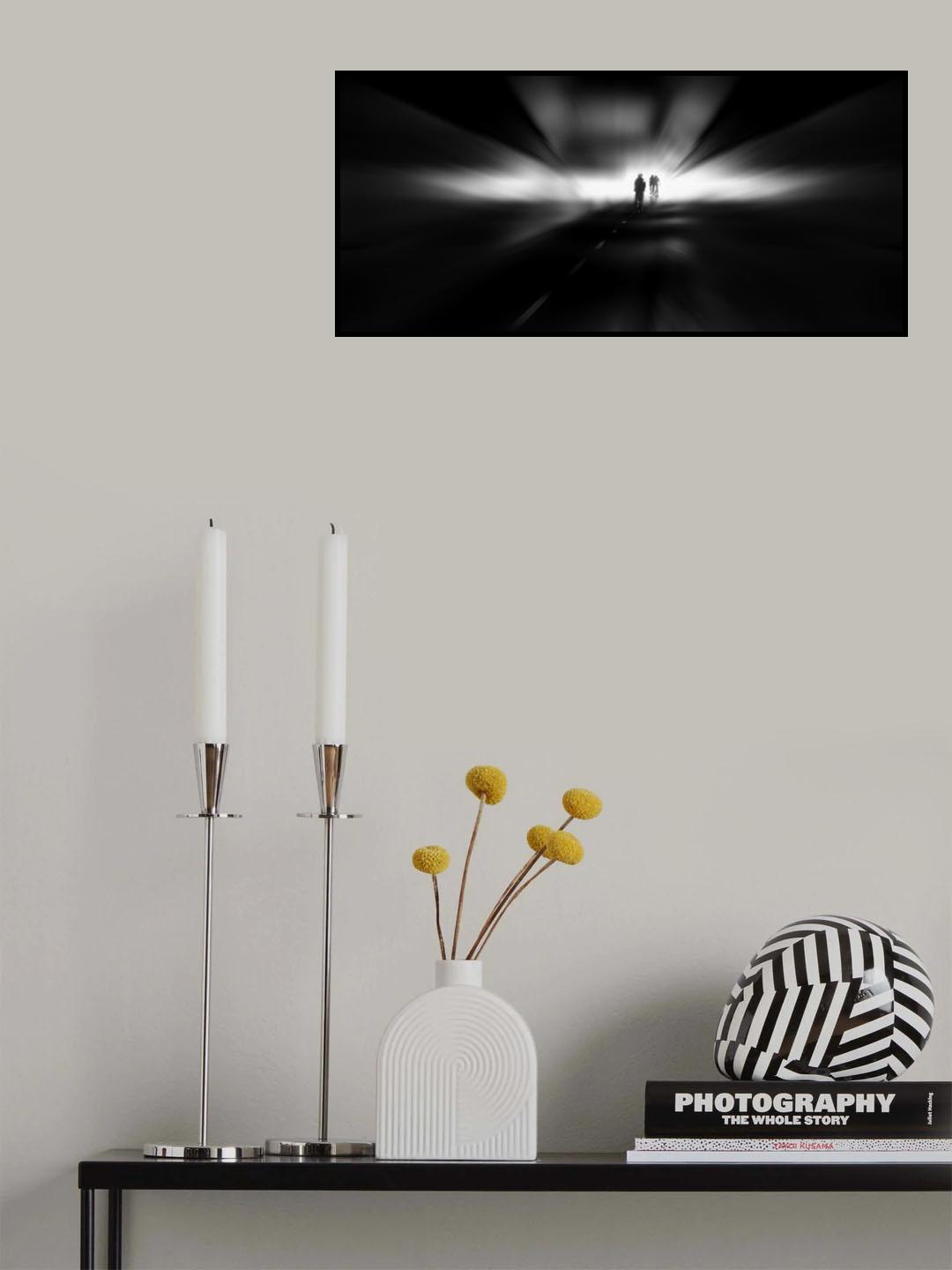 There's light at the end of the tunnel Poster och Canvastavla