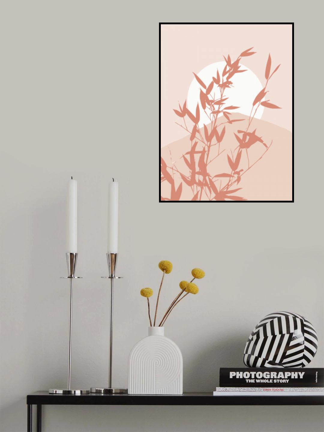 Morning Bamboo Poster och Canvastavla