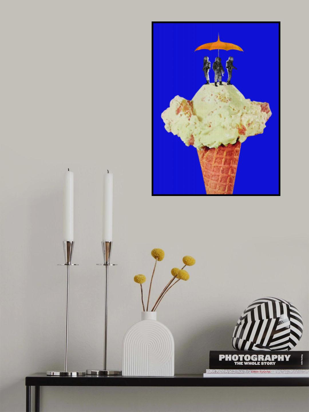 Ice Cream Landing Poster och Canvastavla