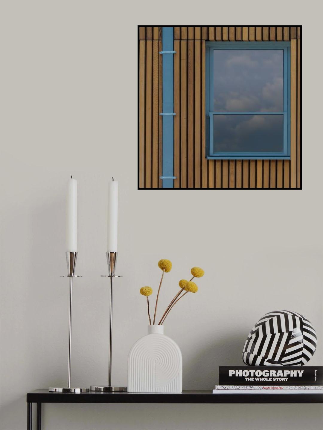 Blue drain Poster och Canvastavla