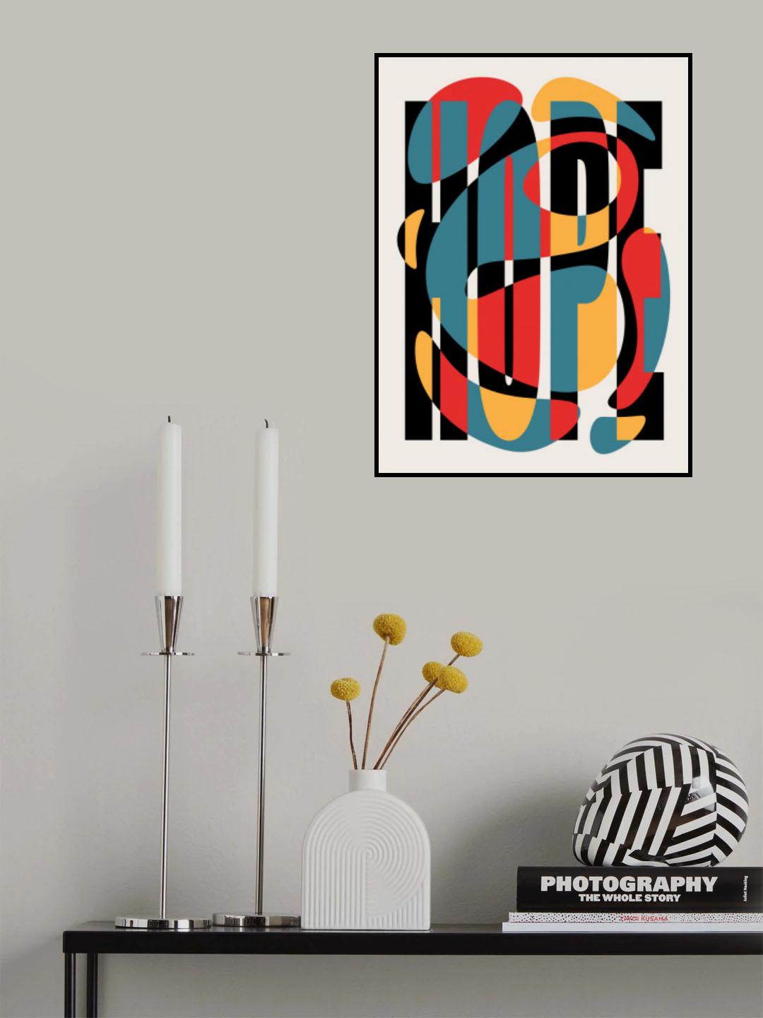 Hope Abstract Design Poster och Canvastavla