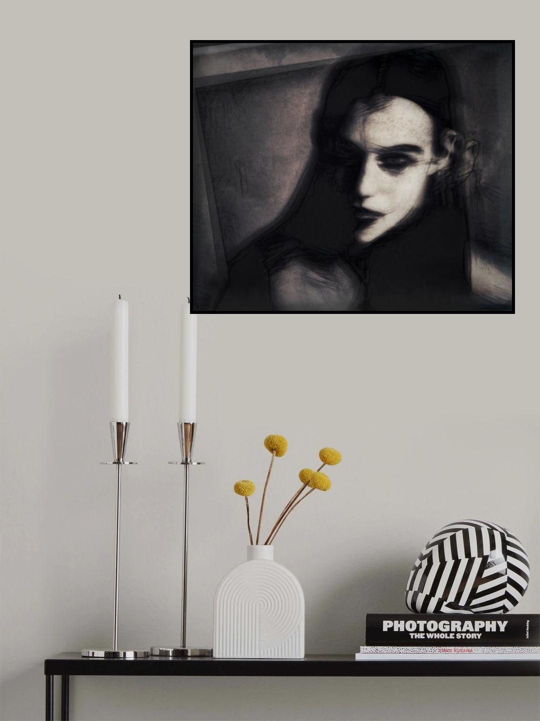 A Quiet Darkness (portrait) Poster och Canvastavla