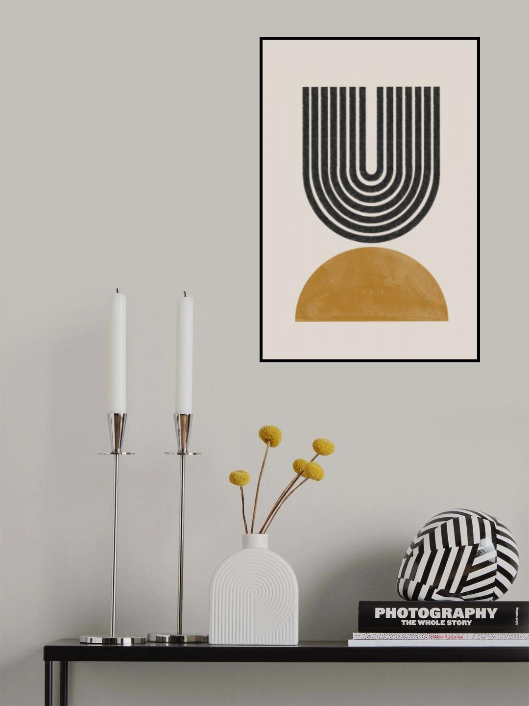 Mid Century Modern No1. Poster och Canvastavla