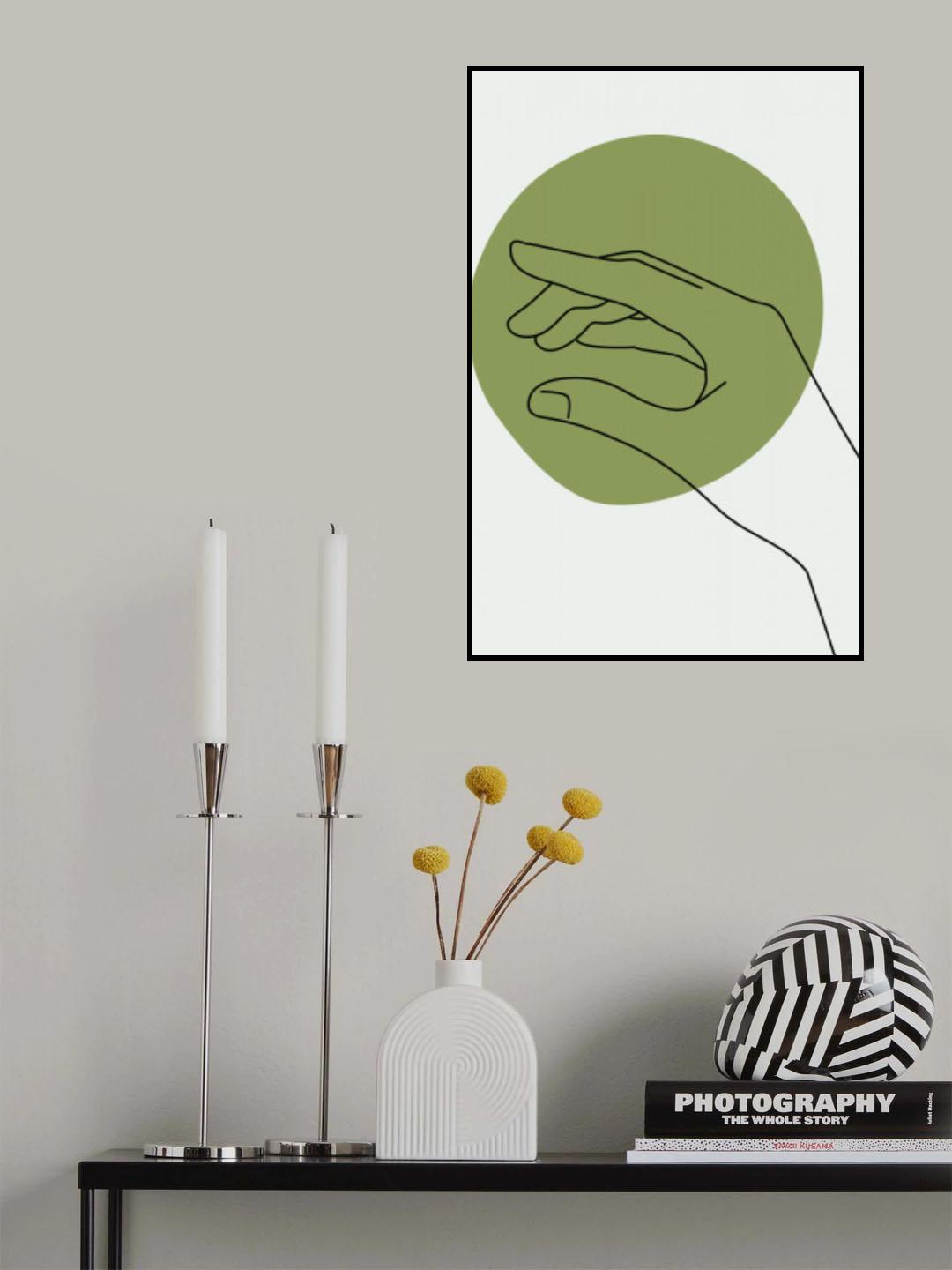 Abstract Minimal Hand #2 Poster och Canvastavla